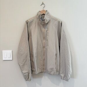 Trés Bien Beige Windbreaker Track Jacket
